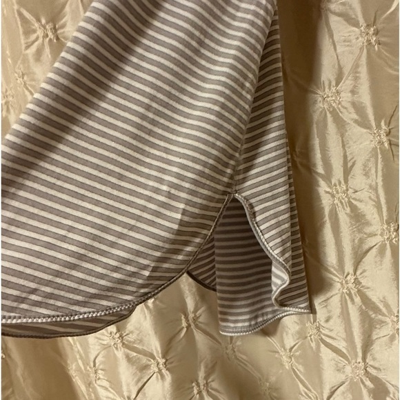 Lululemon What The Sport Singlet Racerback Tank Top Silver Stripe White - Picture 5 of 14